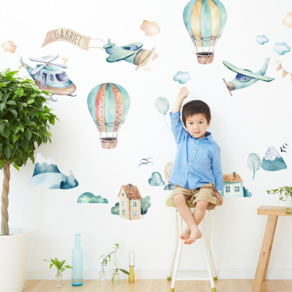 zwaar bossen Enten Muurstickers babykamer - Design muurstickers voor jongens met veel  accessoires | INSPIO